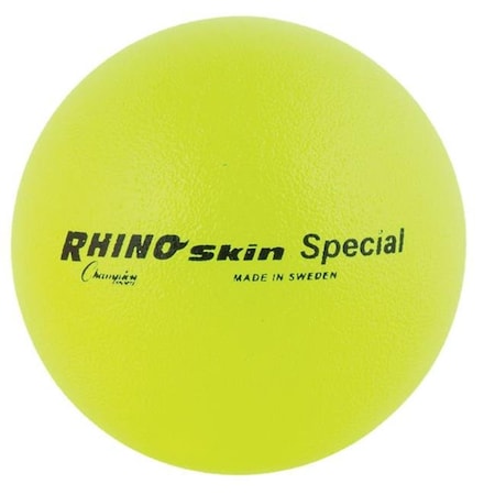 Champion Sports Champion Sports RS85NYL 8.5 in. Rhino Skin Ball; Neon Yellow RS85NYL
